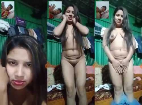 Desi Ladki ne video call par dikhay boobs