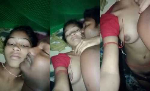 Innocent Desi girl exposes breast on camera